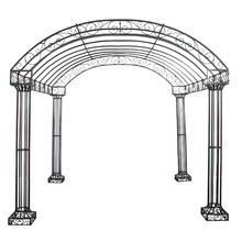 300cm Metal Garden Gazebo